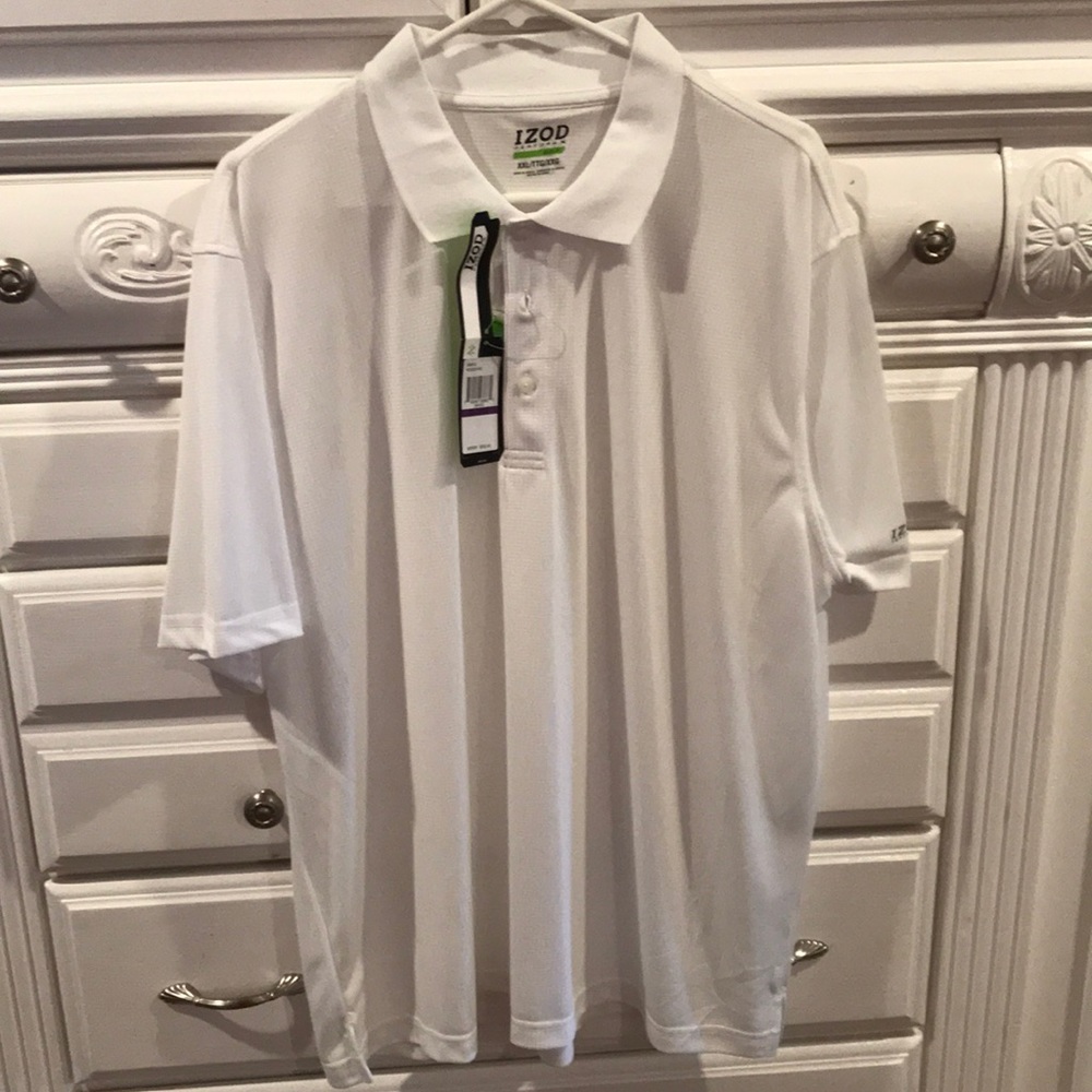 IZOD Perform X Polo Brand New with tags White XXL